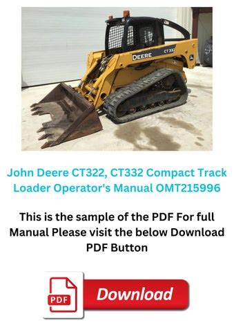 john deere 322 skid steer specs|john deere ct322 service manual.